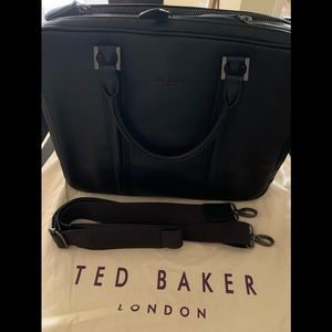 Ted Baker Men’s Bag Navy leather almost new